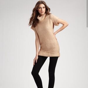 VPL LA Runway Funnel Neck Mini Sweater Dress P/S